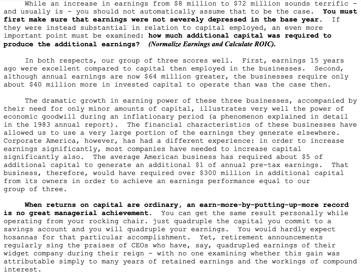 See's Candies 1985 Berkshire letter comments part 2 See's Candies 1985 Berkshire letter comments part 2